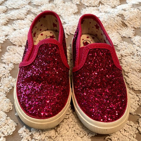 Cat & Jack Other - Pink Glitter Sneakers